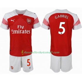 Fußballtrikots Arsenal GABRIEL 5 Kinder 2018-2019 Kurzarm Heimtrikotsatz kaufen